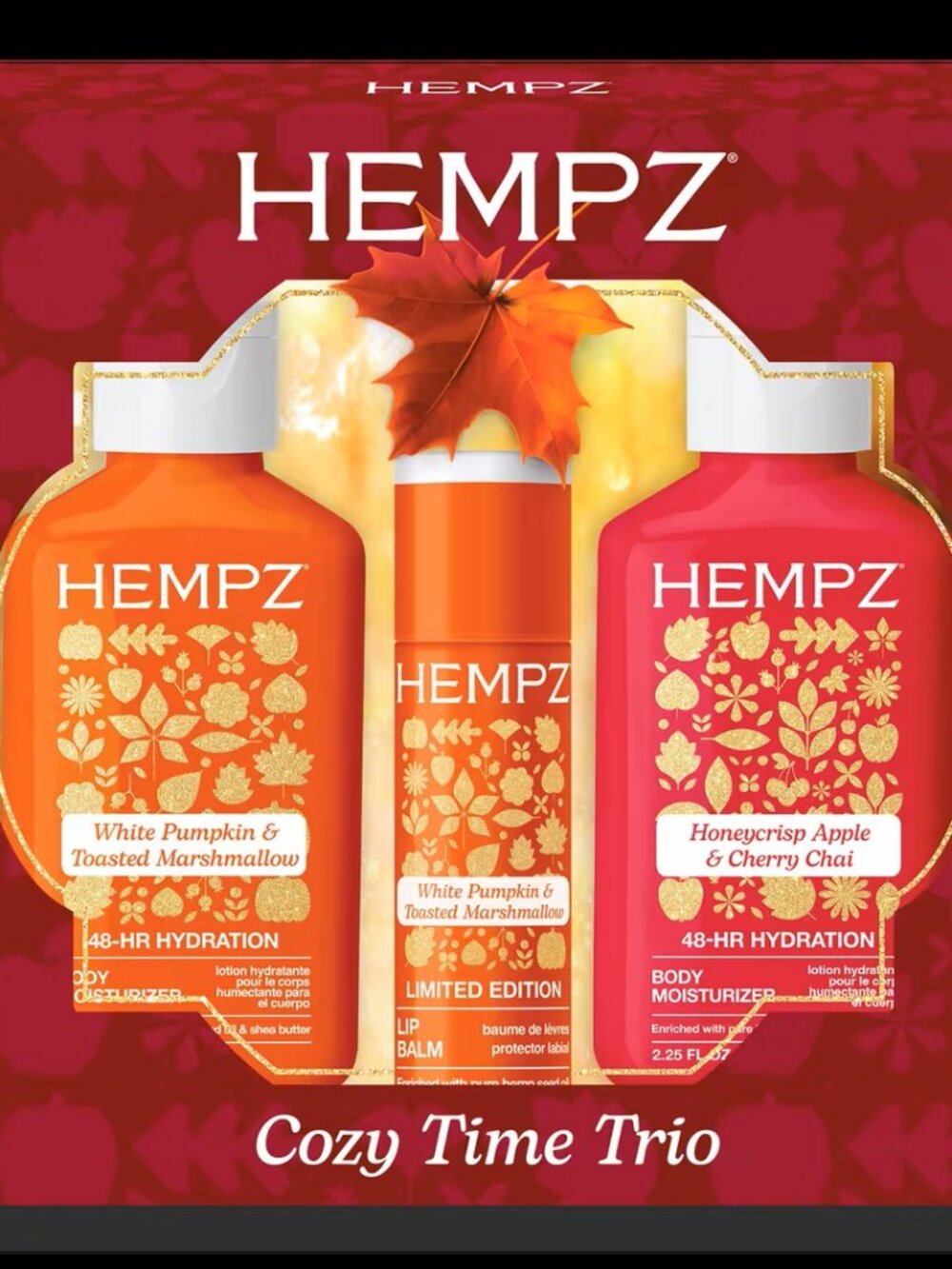 Hempz Cozy Time Travel-Size Lotion & Lip Balm Set